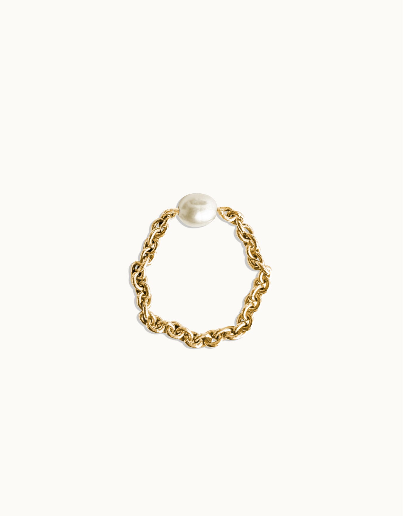 Handmade Gold and Pearl Ring