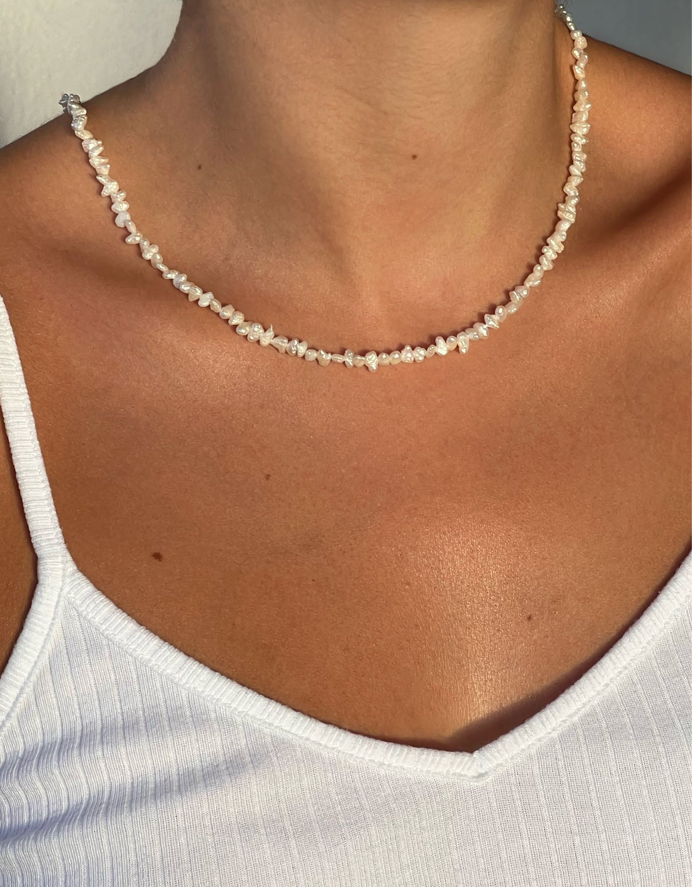 Handmade Freshwater Pearl Necklace