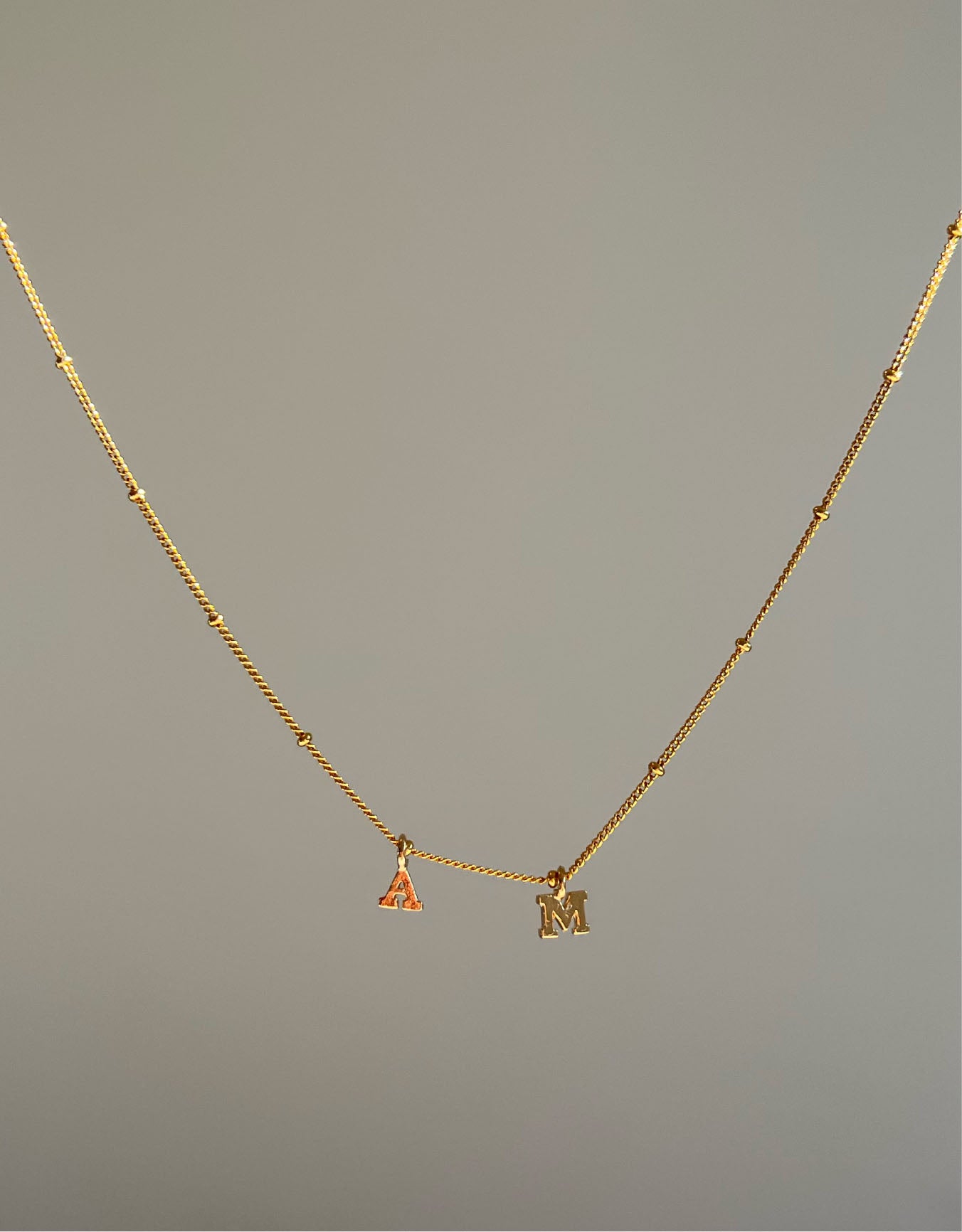 Personalised Gold Necklace