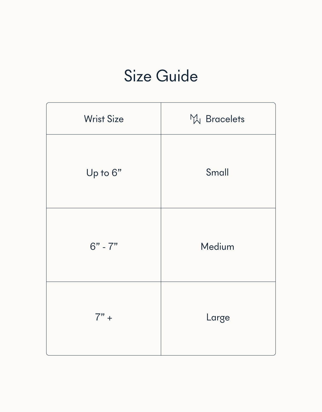 Sizing Guide